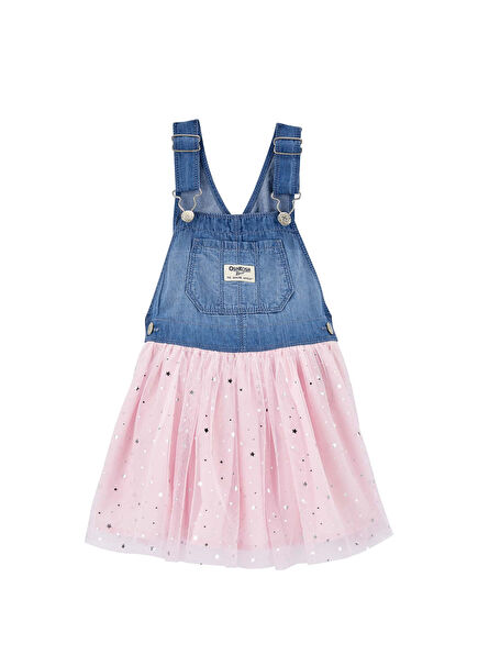 Salopet with Blue Girls' Skirt