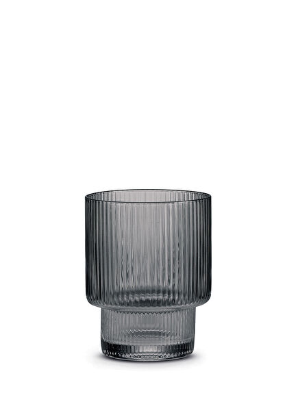 Modern Classic Grey 2-Piece Glass Water Glass Set