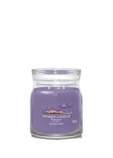 Stargazing Floral Scented Purple Candle 368 g