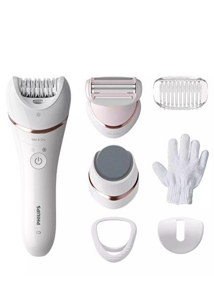 8000 Series BRE730/05 Wet Dry Epilator 