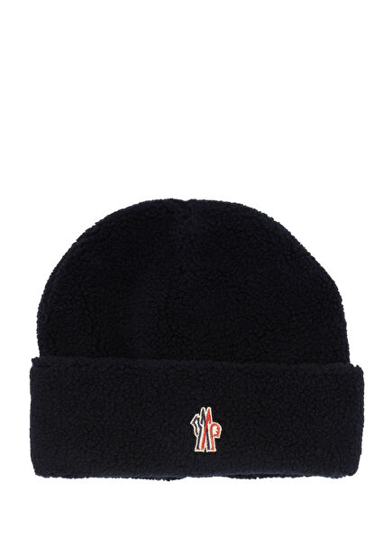 Lacivert Shearling Dokulu Unisex Çocuk Bere