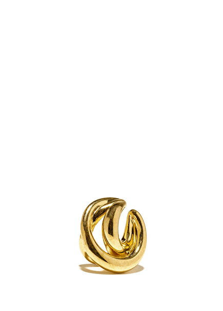 Gold Kadın Altın Kaplama Küpe