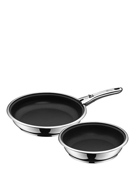 Click&Serve Çıkarılabilir Saplı 3 Parça Tava Seti 24+28 cm 