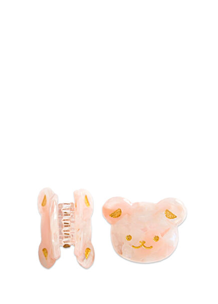 Mini Bear Pembe Kız Çocuk Toka