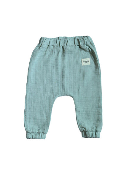 Mint Müslin Unisex Bebek Balon Pantolon