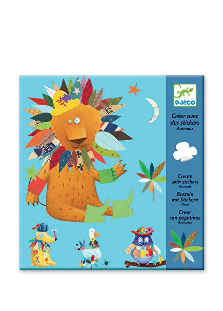 Create Animals Yapıştırma Kartları