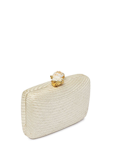 Kapre Natural W Conch Shell Kadın El Çantası