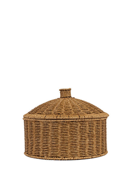 Corbeille Kahverengi Kapaklı Sepet