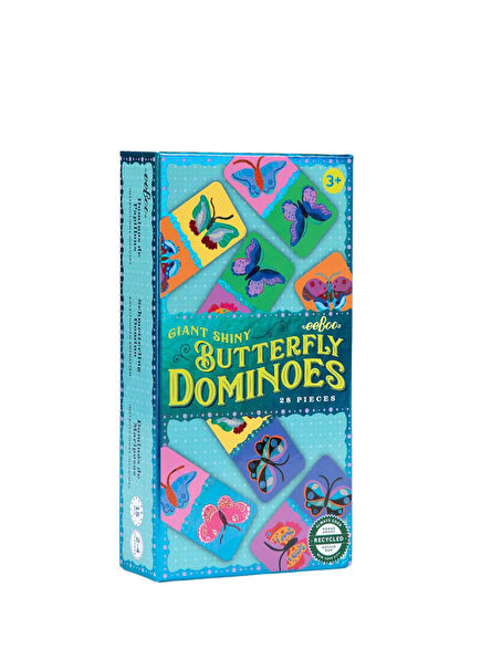Giant Shiny Butterfly Dominoes Board Game