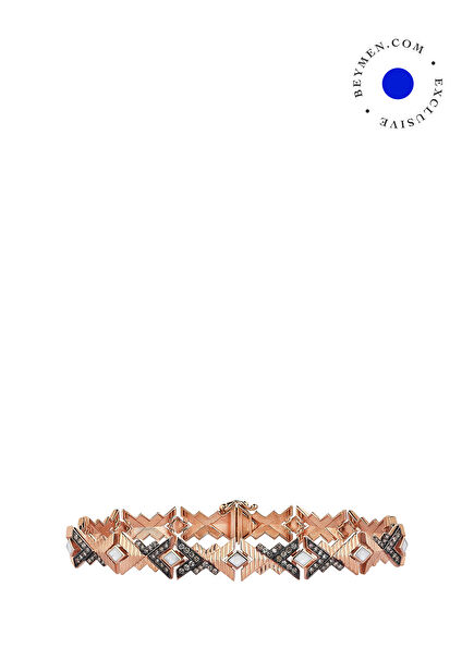 Sagitta 14 Carat Rose Gold Women's Bracelet