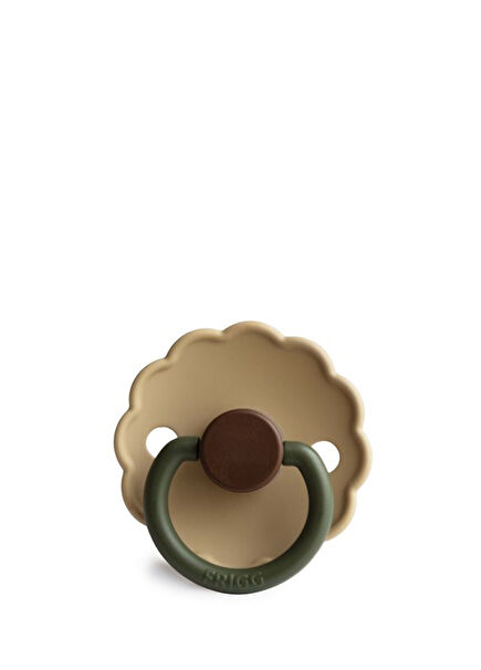 Daisy 0-6 Months Acorn Unisex Baby Beige Silicone Pacifier