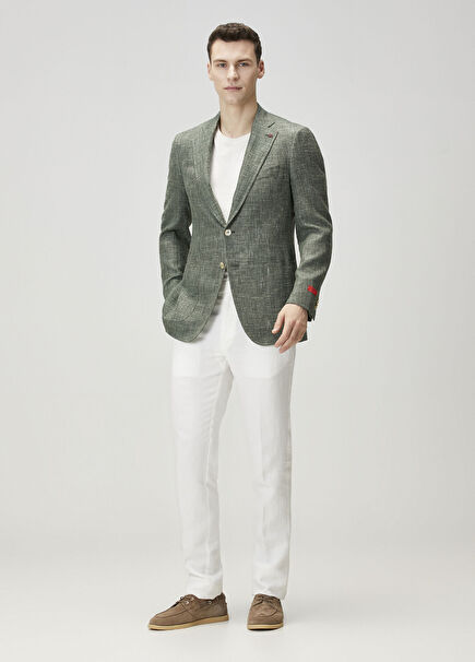 White Linen Trousers