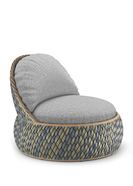 Dala Ubud Grey Wooden Garden Chair