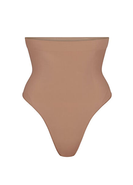 Seamless Sculpt Light Brown Thong Panties