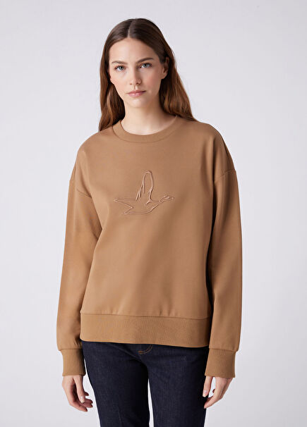 Camel Logo Embroidered Sweatshirt