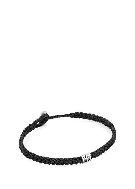 Peace Men's Silver Bracelet