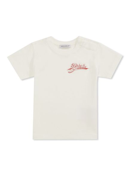 Beyaz Erkek Bebek T-shirt