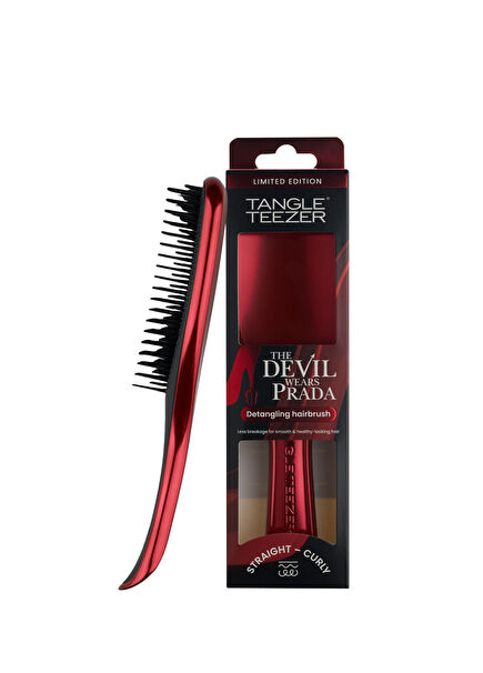 The Devil Wears Prada Ultimate Detangler Red Chrome Hairbrush Comb