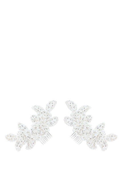 Karen Kristal Taş ve İncili Duvak Aksesuarı