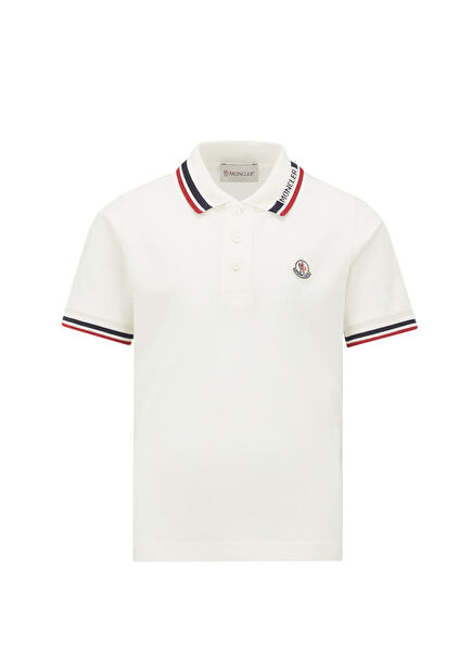 Off-White Polo Neck Boys T-Shirt