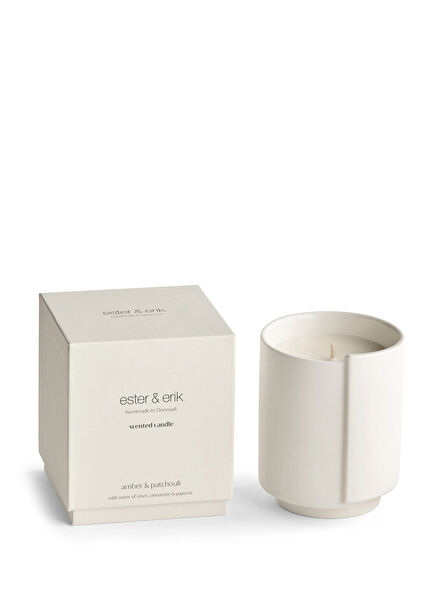 Amber & Patchouli Scented Candle 10 cm