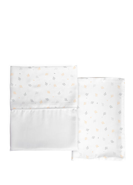 N2M Forever Bamboo Baby Kids Bed Sheet Pillow Set For Crib