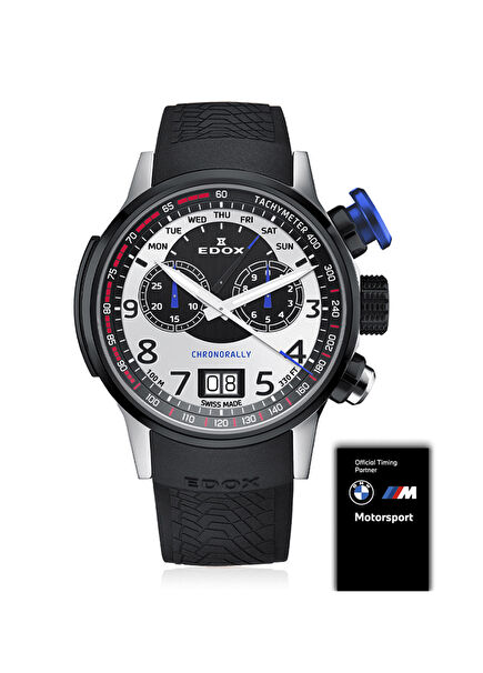 Chronorally 38001-TINNBU-BN Siyah Deri Erkek Kol Saati