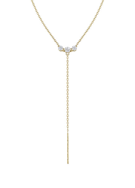 Allure Diamond Stone 14K Gold Women's Necklace