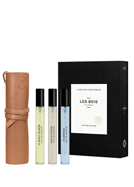 Les Bois 3x10 ml Discovery Set with Leather Case