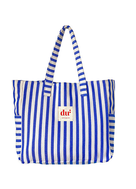 Mavi Beyaz Seyahat Çantası