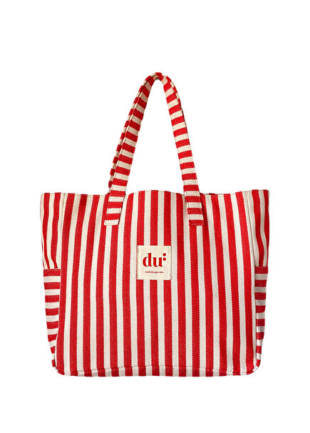 Kırmızı Beyaz Seyahat Çantası