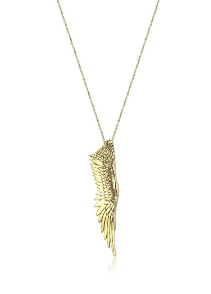 Angel Wing 14K Gold Women's Necklace