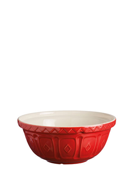 Kırmızı Seramik Karıştırma Kasesi