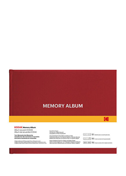 Dark Red Memory Photo Album 10 x 15 cm