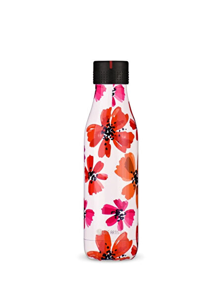Heat Insulated Petals Patterned Steel Thermos Flask 500 ml