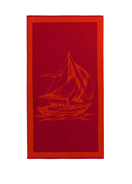 Sail Red Beach Towel 85x160 cm