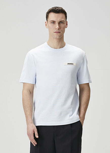 Mavi Logo Detaylı T-shirt