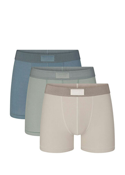 3" Çok Renkli 3lü Brief Boxer Seti