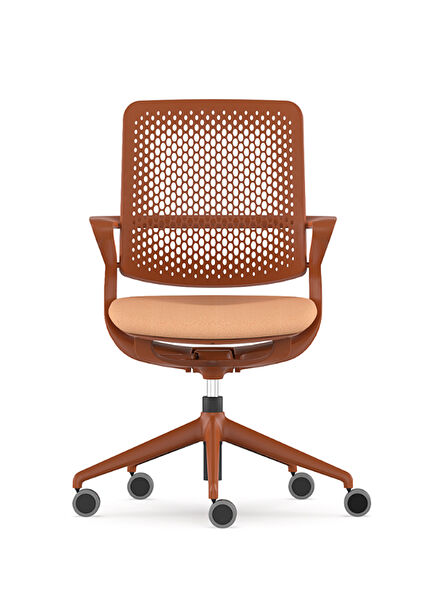 Spring Kiremit Rengi Çalışma Sandalyesi