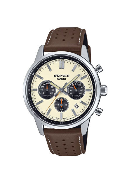 Casio EFR-575L-7AD Edifice Brown Leather Men's Watch