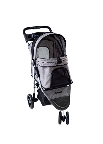 Triboro Grey Small Breed Dog and Cat Car