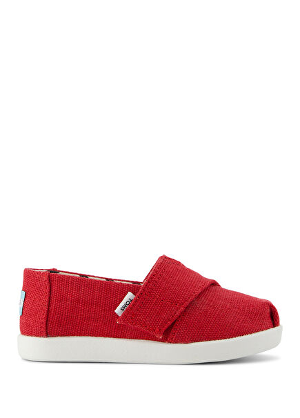 10022099 Alpargata Classic Heritage Red Canvas Girls Espadrille