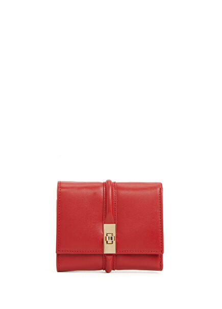 Red Women's Leather Wallet