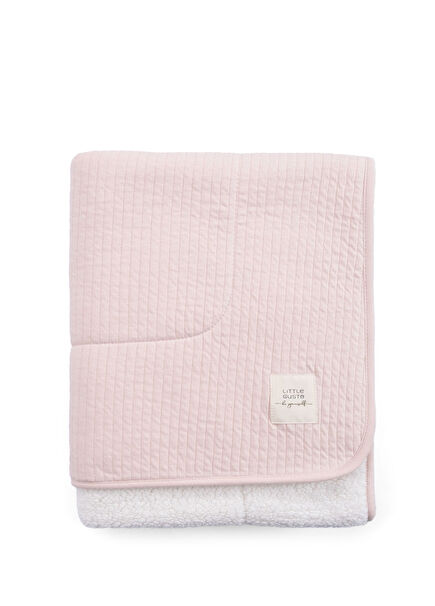 Wellsoft Pink Quilted Baby Blanket