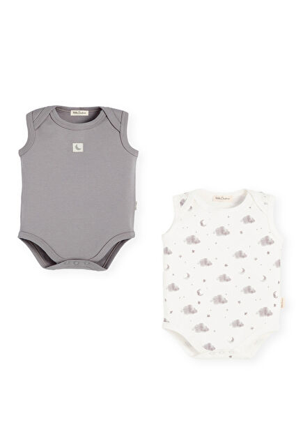 Dream Cloud Pamuklu Unisex Bebek 2'li Body Set