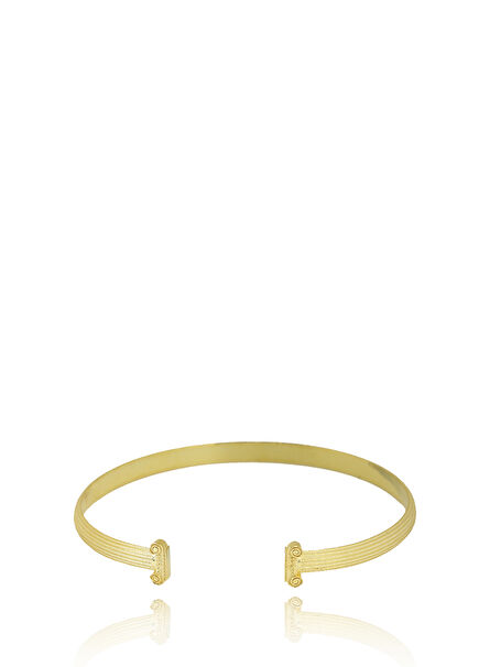Ionic 22K Gold Plated Women's Bracelet