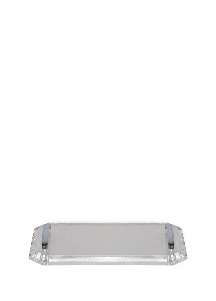 Şeffaf Kristal Tepsi