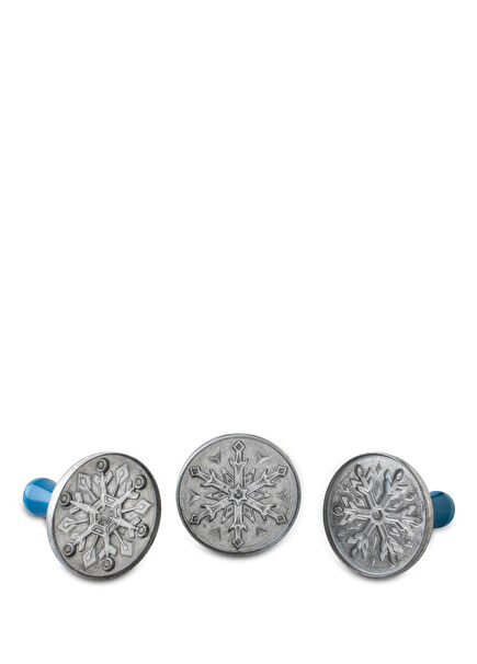 Kar Taneleri Kurabiye Baskı Pulları