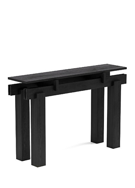 Slit Black Oak Veneer Dresuar