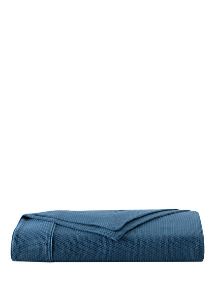 Lisset Navy Blue Cotton Single Pique 180 x 240 cm